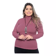 Blusa Cacharrel Fina Pink Rosê Barbie Collors Moda Plus 2023