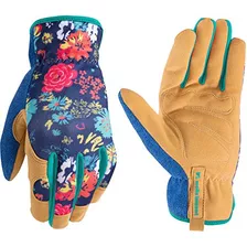 Guantes De Jardinería De Palma De Sintético Elástico...