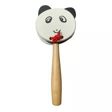 Castanhola Panda Infantil Com Cabo De Madeira Custom