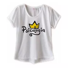 Camisetas Femininas Flamê Psicologia Coroa Blusas T Shirts