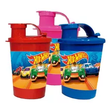 Botilito Vaso Sorpresa X 12 Vaso Hot Wheels Decoracion