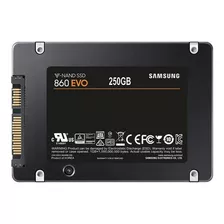 Hd Ssd 250gb Samsung 860 Evo 2.5 Pol Sata3 550mb/s Pc Note