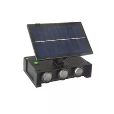 Foco Solar De Pared Exterior Arriba Y Abajo Luz Calida 6 Led