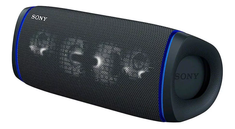 Parlante Bluetooth Portátil Sony Extra Bass Xb43 Led,  Negro
