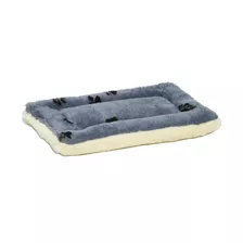 Cama Reversible De Lana Para Perro O Gato Azul