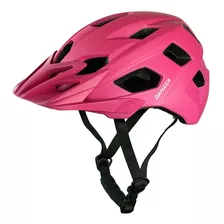 Capacete Bike Enduro Damatta Ciclismo Cor Rosa Tamanho M