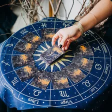 Toalha De Mesa Tarô Leitura Runas Signos Tarot Astrologico