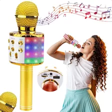  Microfone Bluetooth Sem Fio Youtuber Karaoke Infantil