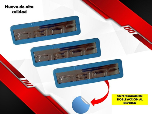 Kit Emblemas Laterales Y De Tapa De Caja Ford Lobo 97-03 Foto 4