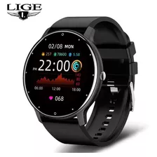Relógio Esportivo Smartwatch Lige Preto . Show