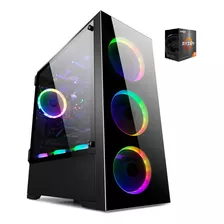 Equipo Pc Gamer Ryzen 5 5600 16gb 240gb Ssd Rx6600 8gb Wifi