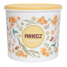 Kit Tupperware Mantimentos Floral Arroz E Feijão E Sal