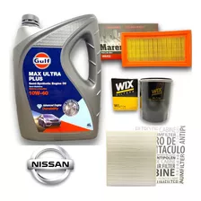 Kit Service 3 Filtros + Aceite 10w40 Nissan March Note Versa