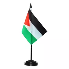 Bandera De Escritorio Anley 30 Cm De Altura - Palestina