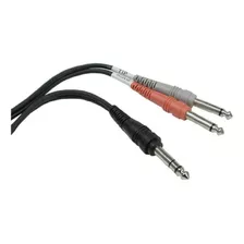 Hosa Stp-201 - Cable De Inserción Trs A Doble 1/4 Ts, 1 Met