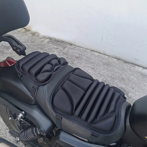 Asiento Doble 3d Cojn Moto Amortiguador Y Transpirable Foto 10