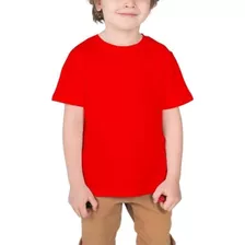 Camiseta Infantil Básica Lisa Tradicional 100%algodão Oferta