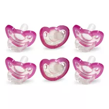Razbaby Jollypop 3m+ Chupete Para Bebé Plus (rosa) Paquete D