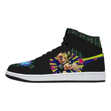 Tenis Verde Jolyne Jojo's Bizarre Adventure Anime Bota Hitop