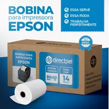 Directpel Bobina Epson Tm-t20x Impressora Nao Fiscal Usb Cor Branco