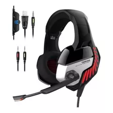 Auricular Gamer Onikuma K5 Pro Color Negro Y Rojo