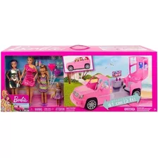 Gran Limosina De Barbie Incluye 4 Muñecas Y Accesorios