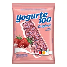 Bala Yogurte 100 Iogurte De Morango Pacote 600g Sem Glúten