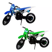 2 Moto Trilha Grande Realista Brinquedo Infantil Diversão