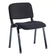 Silla Fija De Oficina Apilable Con Tapizado. Americanas