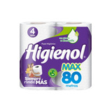 Papel Higiénico Higienol Max Simple 80 m De 4 u