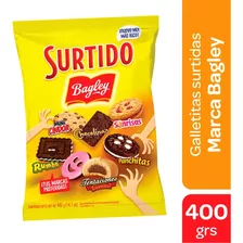 Galletitas Surtido Bagley X 400 G Rumba Chocolinas Sonrisas