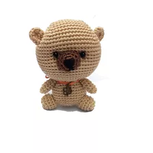 Llavero Amigurumi En Crochet- Oso Peluche 