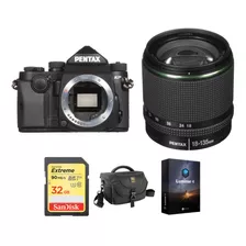 Pentax Kp Dslr Camara Con 18-135mm Lens And Accessories Kit