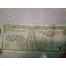 Billete De 50 Centavos Del Año 1996