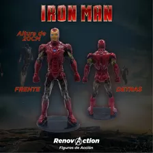 Figura De Acción Coleccionable De Iron Man De 20cm.