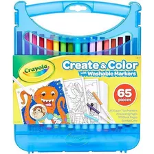 Maleta Crayola Super Tips Laváveis - 65 Peças