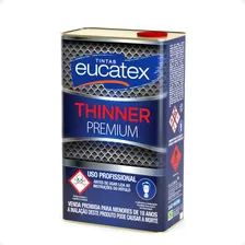 Thinner Eucatex Premium 9100 Pintura Sintético Diluição 5l