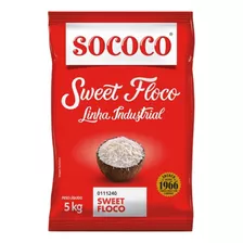 Coco Flocos Sococo Sweet Floco Adocicado C/ 5 Kg