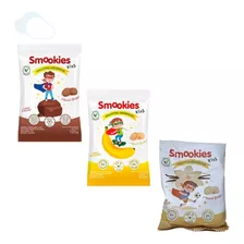 Galletitas X3 Smookies Snacks Kids 120 G Sin Conservantes