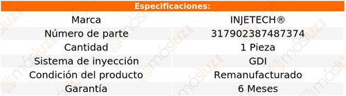 1- Inyector Combustible Equinox 3.6l V6 2013/2017 Injetech Foto 3