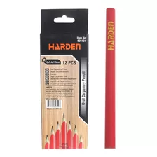 Lapiz Carpintero Albañil Ovalado X 12 Harden Profesional