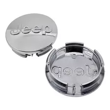 Tapa Central Para Llantas Jeep Cromada 1 Unidad 64mm