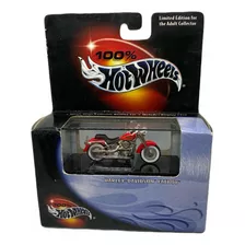 Hot Wheels Harley Davidson Fatboy 100% Black Box Lacrado