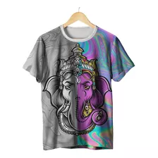 Camiseta Ganesha Holografico Aesthetics Psicodelico Tumblr