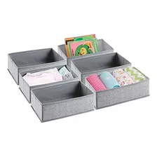 Mdesign Soft Fabric Dresser Organizador De Almacenaje De Ca