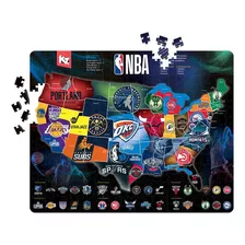 Quebra Cabeça Puzzle Play 500 Pç Nba Basquete Chicago Lakers