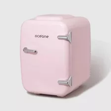 Mini Geladeira Oceane Rosa Skincare Fridge 4 Litros