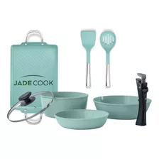 Batería De Cocina Jade Cook Smart + Comal Xl + Utensilios