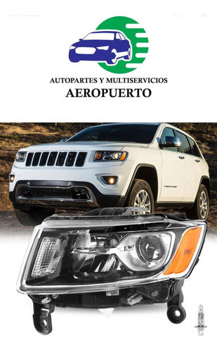 2014-2015-2016 Jeep Grand Cherokee Faro Foco Unidad Nueva Lh Foto 3