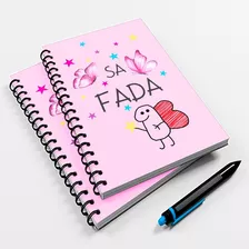 Caderno Universitário 96fls Meme Flork Boneco Palito Mod 01